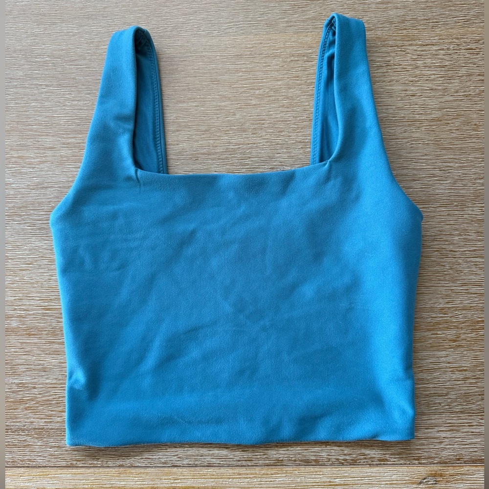 Abercrombie and Fitch YPB Blue Cropped Athletic Tank